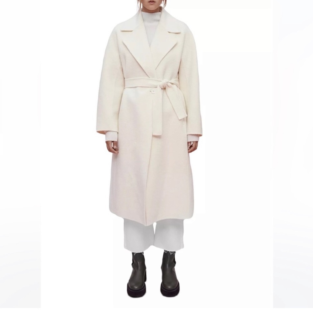 Gwendal Belted Wool Blend Coat